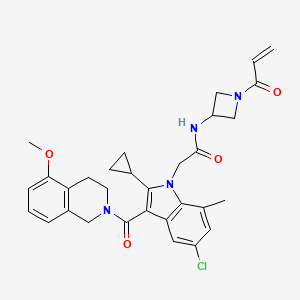 molecular formula C31H33ClN4O4 B11928678 K-Ras G12C-IN-4 