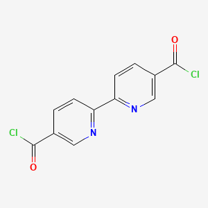 molecular formula C12H6Cl2N2O2 B11928777 [2,2'-Bipyridine]-5,5'-dicarbonyl dichloride 