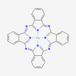 molecular formula C32H16CuN8 B11928863 Copper phthalocyanine CAS No. 26893-93-6