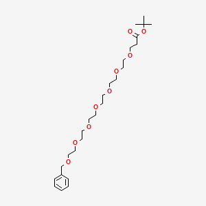 molecular formula C26H44O9 B11928900 Benzyl-PEG7-t-butyl ester 