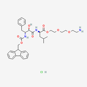 molecular formula C37H48ClN3O8 B11928915 cIAP1 Ligand-Linker Conjugates 6 hydrochloride 