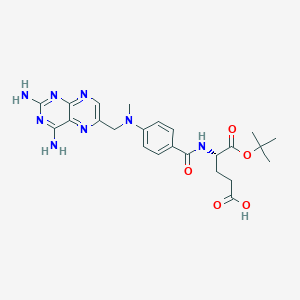 molecular formula C24H30N8O5 B11929059 Methotrexate alpha-tert-butyl ester 