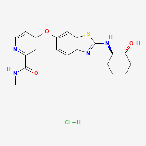 molecular formula C20H23ClN4O3S B11929079 Sotuletinib hydrochloride 