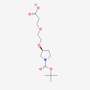 Boc-Pyrrolidine-PEG2-COOH