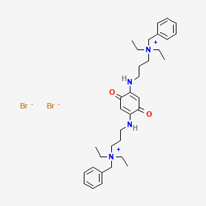 molecular formula C34H50Br2N4O2 B11929187 Benzoquinonium dibromide 