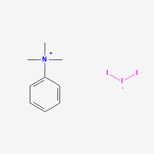 molecular formula C9H14I3N B11929207 Trimethyl(phenyl)azanium;triiodide 