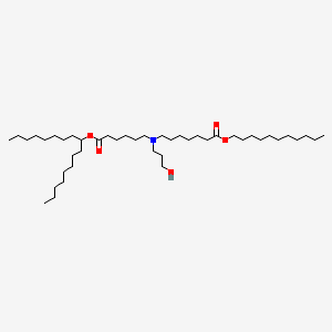 undecyl 7-[(6-heptadecan-9-yloxy-6-oxohexyl)-(3-hydroxypropyl)amino]heptanoate