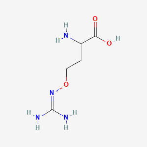 molecular formula C5H12N4O3 B11929358 DL-Canavanine CAS No. 13269-28-8