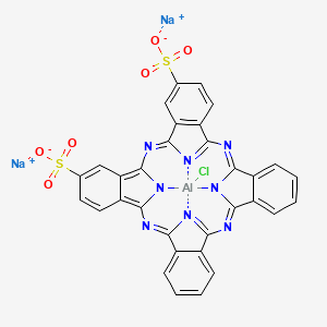 molecular formula C32H14AlClN8Na2O6S2 B11929386 Aluminum phthalocyanine disulfonate disodium 