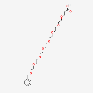 molecular formula C24H40O10 B11929423 Benzyl-PEG8-acid 