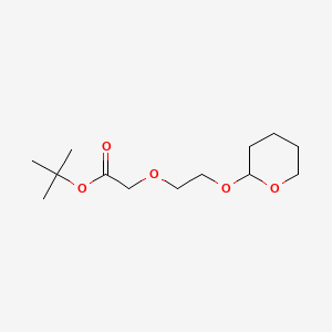 molecular formula C13H24O5 B11929451 THP-PEG1-Boc 