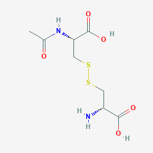 (2S)-3-[[(2R)-2-acetamido-2-carboxyethyl]disulfanyl]-2-aminopropanoic acid