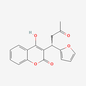 3-[(1S)-1-(furan-2-yl)-3-oxobutyl]-4-hydroxychromen-2-one