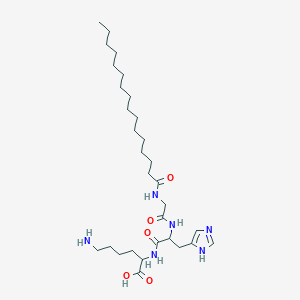 N2-[(N-Palmitoylglycyl)-L-histidyl]-L-lysine