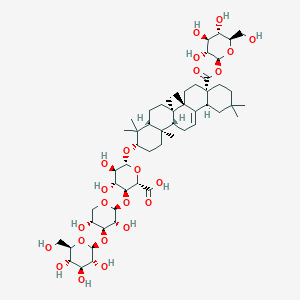 molecular formula C53H84O23 B11929600 Araloside C CAS No. 55446-15-6