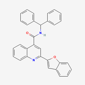 molecular formula C31H22N2O2 B11929711 SIRT6 activator 12q 