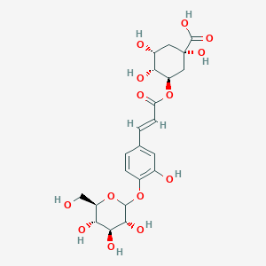 molecular formula C22H28O14 B11929754 5-O-(3'-O-Glucosylcaffeoyl)quinic acid 