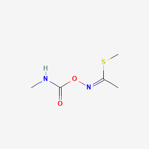 molecular formula C5H10N2O2S B11929760 Acetimidic acid, N-((methylcarbamoyl)oxy)thio-, methyl ester, (Z)- CAS No. 19928-37-1