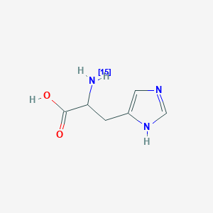 molecular formula C6H9N3O2 B11929774 DL-Histidine-15N 