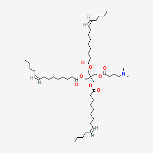 (9Z,9'Z)-2-(((4-(Dimethylamino)butanoyl)oxy)methyl)-2-(((Z)-tetradec-9-enoyloxy)methyl)propane-1,3-diyl bis(tetradec-9-enoate)