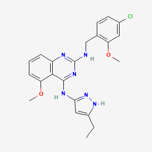 molecular formula C22H23ClN6O2 B11929825 Grk6-IN-1 