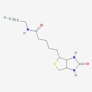 5-[(3aS,4S,6aR)-2-Oxohexahydro-1H-thieno[3,4-d]imidazol-4-yl]-N-(2-propyn-1-yl)pentanamide