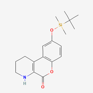 9-[Tert-butyl(dimethyl)silyl]oxy-1,2,3,4-tetrahydrochromeno[3,4-b]pyridin-5-one