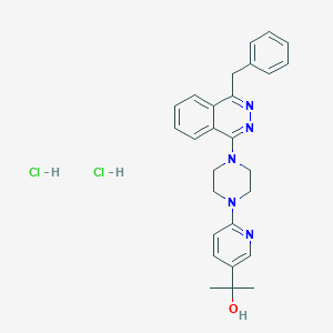 molecular formula C27H31Cl2N5O B1193000 LEQ-506 HCl 
