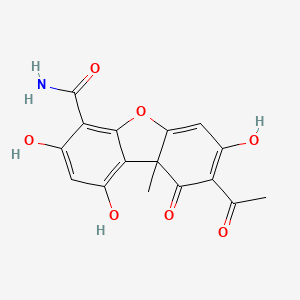 molecular formula C16H13NO7 B11930066 (-)-Cercosporamide 