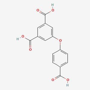 molecular formula C15H10O7 B11930067 5-(4-Carboxyphenoxy)isophthalic acid 