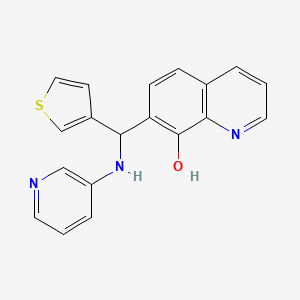 7-[(pyridin-3-ylamino)-thiophen-3-ylmethyl]quinolin-8-ol