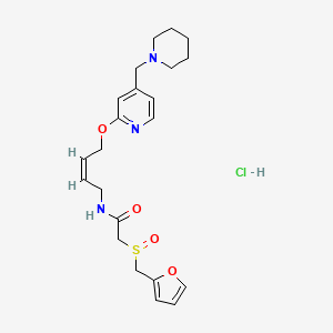 molecular formula C22H30ClN3O4S B1193013 Lafutidine HCl 