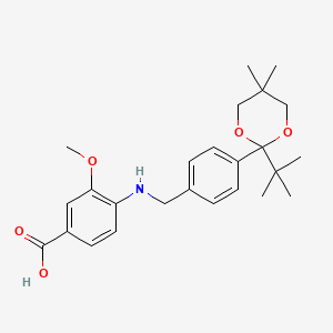 molecular formula C25H33NO5 B11930263 Nvs-stg2 