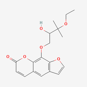 molecular formula C18H20O6 B11930318 8-(3-Ethoxy-2-hydroxy-3-methylbutyloxy)psoralen 