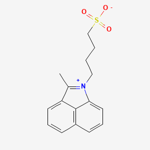 4-(2-Methylbenzo[cd]indol-1-ium-1-yl)butane-1-sulfonate