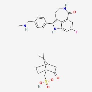 molecular formula C29H34FN3O5S B11930431 Rubraca (TN) 