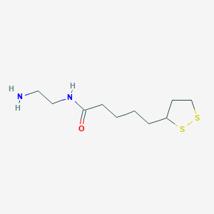 molecular formula C10H20N2OS2 B11930469 N-(2-Aminoethyl)-5-(1,2-dithiolan-3-yl)pentanamide 