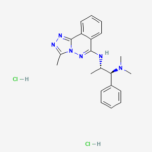 molecular formula C21H26Cl2N6 B1193052 L-摩西二盐酸盐 