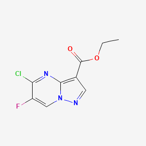 Ethyl 5-chloro-6-fluoropyrazolo[1,5-A]pyrimidine-3-carboxylate