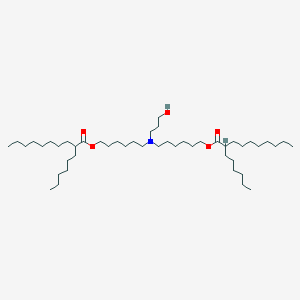 6-[6-(2-hexyldecanoyloxy)hexyl-(3-hydroxypropyl)amino]hexyl 2-hexyldecanoate