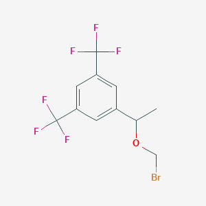 Benzene, 1-(1R)-1-(bromomethoxy)ethyl-3,5-bis(trifluoromethyl)-