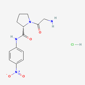 molecular formula C13H17ClN4O4 B11930626 Gly-Pro-pNA (hydrochloride) 