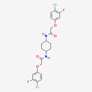 molecular formula C22H22Cl2F2N2O4 B11930633 Isr-IN-1 