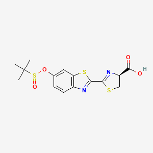 molecular formula C15H16N2O4S3 B11930712 SEluc-2 