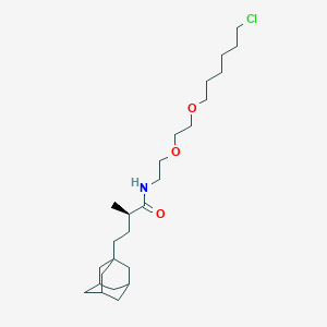 (R)-4-((3R,5R,7R)-Adamantan-1-yl)-N-(2-(2-((6-chlorohexyl)oxy)ethoxy)ethyl)-2-methylbutanamide