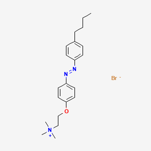 2-(4-(4-Butylphenyl)diazenylphenoxy)ethyltrimethylammonium bromide