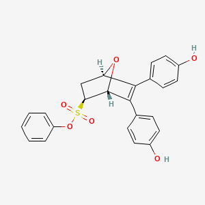 Phenyl 5,6-bis(4-hydroxyphenyl)-7-oxabicyclo[2.2.1]hept-5-ene-2-sulfonate