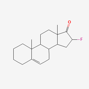 16-fluoro-10,13-dimethyl-1,2,3,4,7,8,9,11,12,14,15,16-dodecahydrocyclopenta[a]phenanthren-17-one