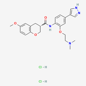 molecular formula C24H30Cl2N4O4 B11930830 Chroman 1 dihydrochloride 