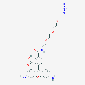 2-(3-Amino-6-iminoxanthen-9-yl)-5-[2-[2-[2-(2-azidoethoxy)ethoxy]ethoxy]ethylcarbamoyl]benzoic acid